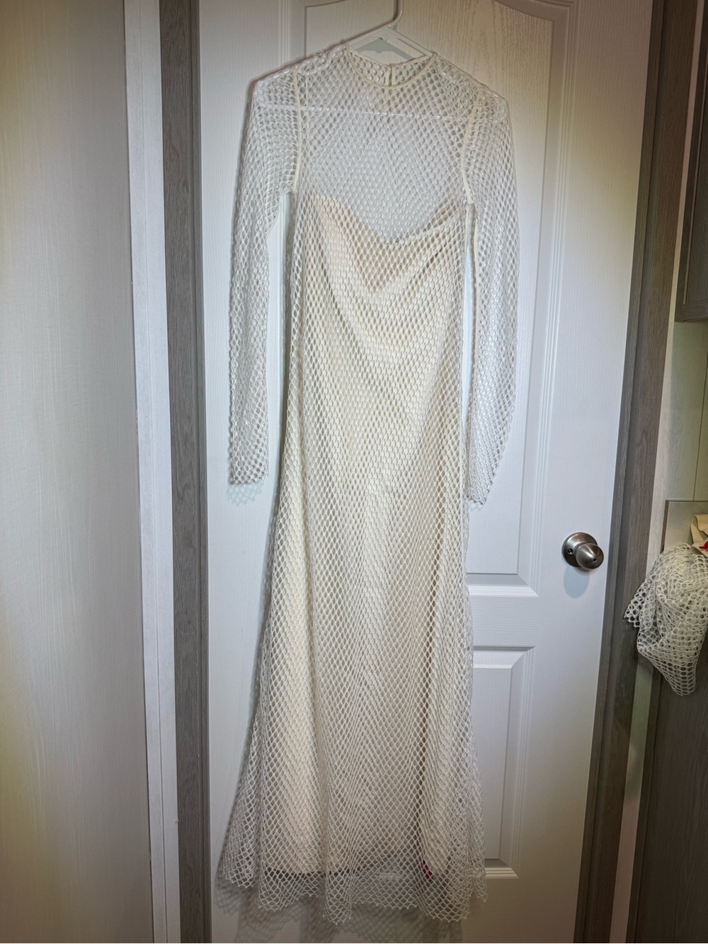 TOTEME New Layered Lace Dress in Snow Size EUR 36 / US 4 - Picture 4 of 14